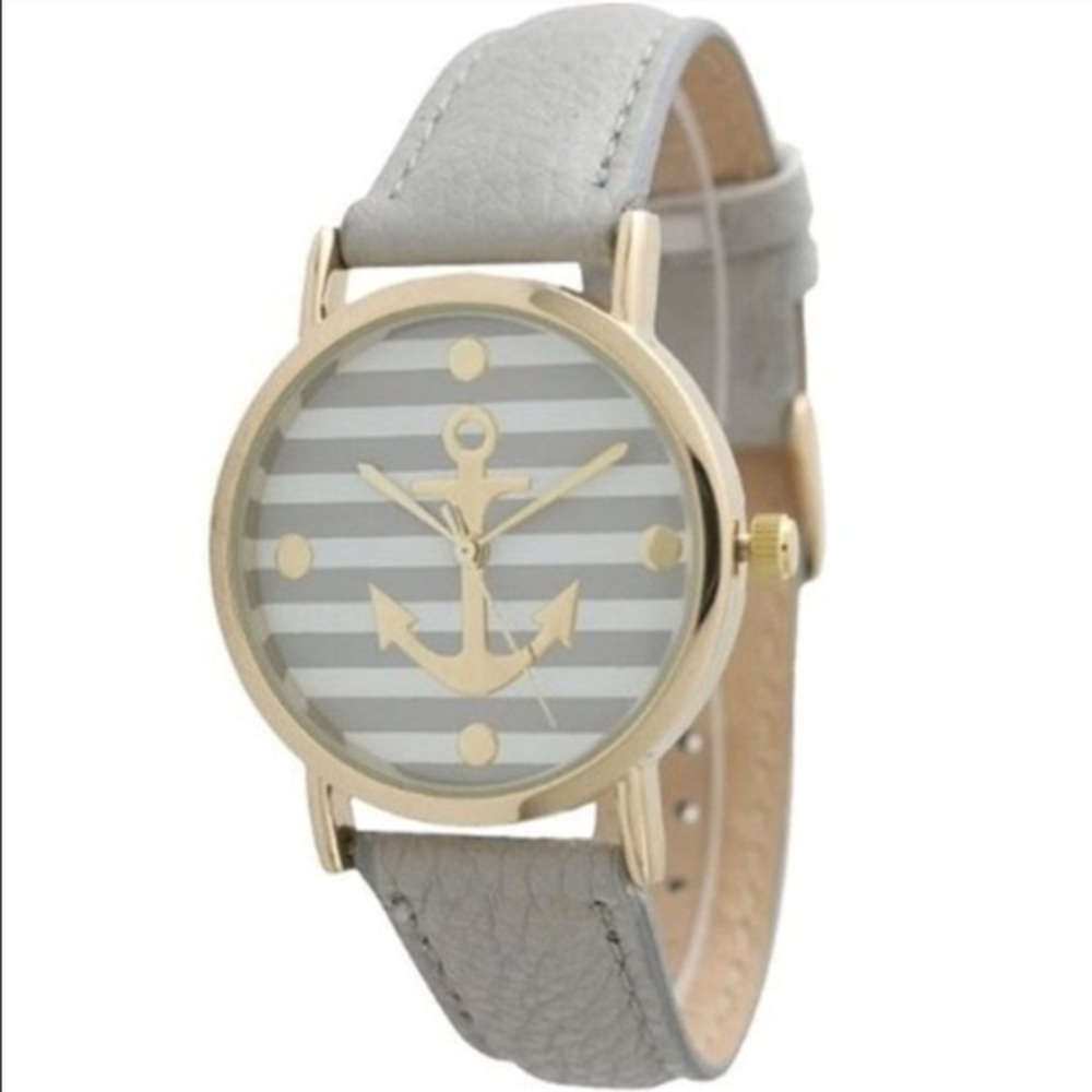 Gray anchor watch🌺